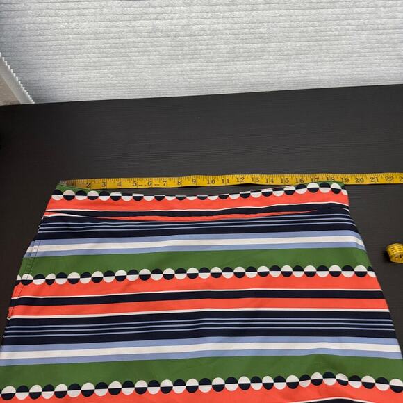 IZOD Golf Women's Striped Skort Size 14 Multicolor Stretch Polyester Blend - Picture 12 of 13